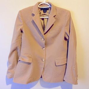 Wool Ralph Lauren Beige Blazer